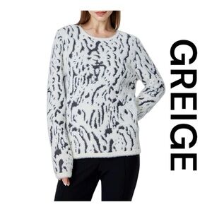 GREIGE (From Dillards) Long Sleeve Sweater, Size L.